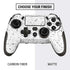 White Speckle PlayStation Scuf Vantage 2 Controller Skin